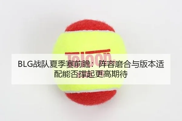 BLG战队夏季赛前瞻：阵容磨合与版本适配能否撑起更高期待